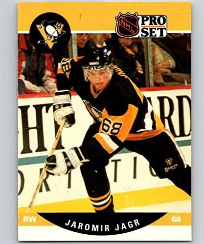 1990-91 Pro Set 632 Jaromir Jagr RC Újonc Pittsburgh Penguins NHL Jégkorong Trading Card