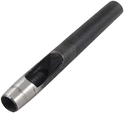 X-mosás ragályos 8 mm-es Belső Átm Bőr Öv Tömítés Hollow Lyuk Fém Lyukasztó Vágó Eszköz(8 mm-es Dia belső Cinturón de cuero