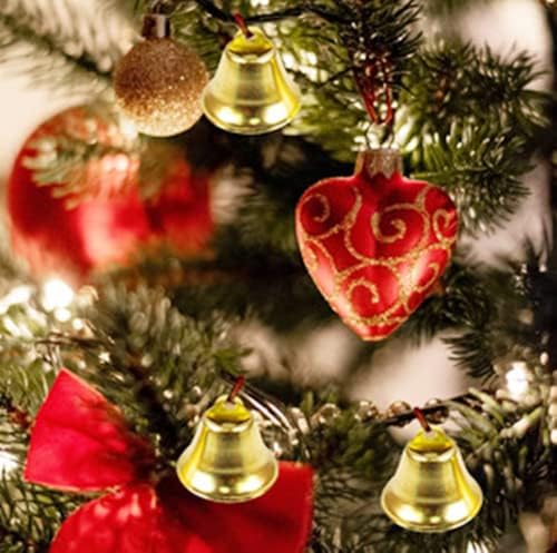 HOSSZÚ XIN-SOROZAT, 50 Db Arany Harangok Jingle Bells Csillogó Csengők Szabadság Harang, Kézműves Karácsonyi Fán Lógó Medál