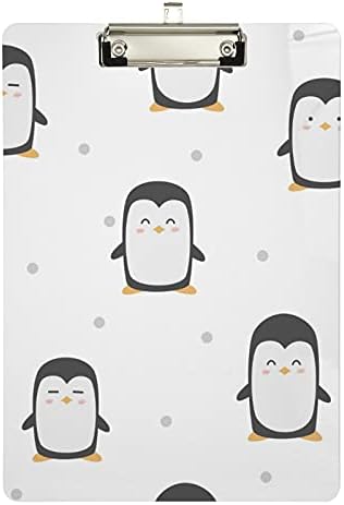 Aranyos Pingvin Állatok Műanyag Papírok Fém Klip Letter Méretű Vágólapra Alacsony Profil Klip Táblák Osztályban a Gyerekek