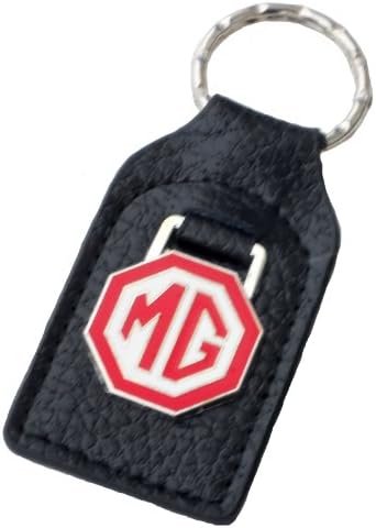 MG (MGB) Piros Fehér Bőr, illetve Zománc kulcstartó kulcstartó