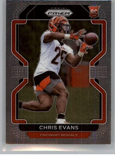 2021 Panini Prizm 424 Chris Evans RC Újonc Cincinnati Bengals NFL Labdarúgó-Trading Card