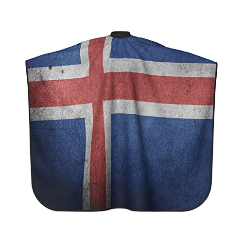 Izland Zászló 3d Nyomtatás Professzionális Fodrász Cape Haj Vágás Haját Szalon Cape Fodrász Kötény 55 X 66