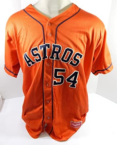 Greeneville Astros 54 Játékban Használt Narancssárga Mez 48 DP32959 - Játék Használt MLB Mezek