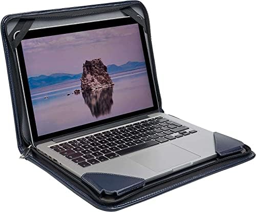 Broonel Kék Bőr Laptop Messenger Esetben - Kompatibilis: Lenovo IdeaPad Szerencsejáték-3i 15.6