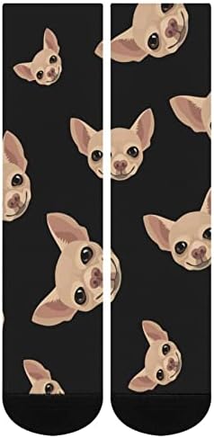 WEEDKEYCAT Chihuahua Arcát Személyzet Zokni Újdonság Vicces Nyomtatás Grafikai Alkalmi Közepes Vastagságú Tavaszi Őszi &