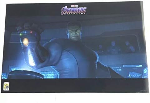 ANGYALOK VÉGJÁTÉK - 13x20 Eredeti Promo Mozgás Poszter SDCC 2019 Marvel Hulk