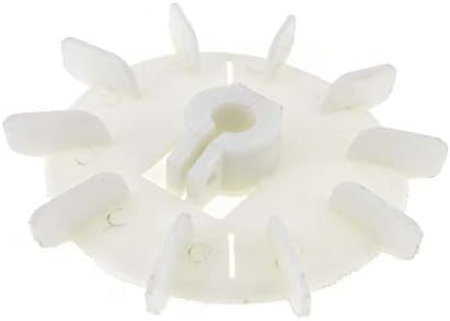 X-mosás ragályos Csere Fehér Műanyag Belső Átm 1.4 cm Tíz Járókerék Motor Ventilátor Lapát(Reemplazo de plástico BLANC-O