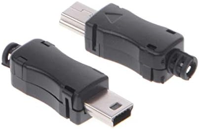 10Sets DIY Mini USB 2.0 5PIN Csatlakozó Aljzat Műanyag Fedél Farok Csatlakozó által Keaiduoa