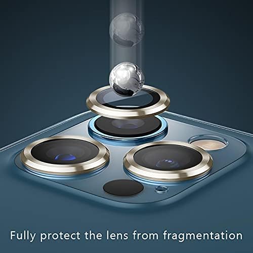 YUUAND Lencse Jogosultja Karika 3DB Alumínium Edzett Üveg Kamera Fedél Kamera Lencséjét Védő Fólia iPhone13 Pro 6.1