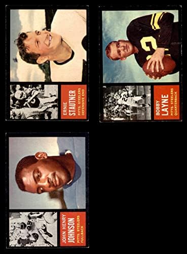 1962 Topps Pittsburgh Steelers Csapata Meghatározott Pittsburgh Steelers (Set) EX Steelers