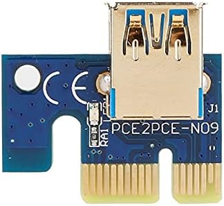 Csatlakozó PCI-E pcie Kelő 009 Express 1X 4X 8X 16x Extender PCI-E, USB Kelő 009S GPU Kettős 6Pin Adapter Kártya SATA-4 tűs