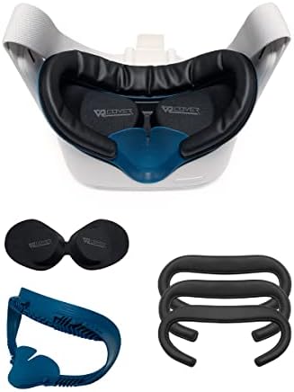VR Fedezze Fitness Arc Felület Konzol & Hab a Kényelmet Csere Lencse Védő Fedél Oculus/Meta Quest 2 (Sötét Kék & Fekete +