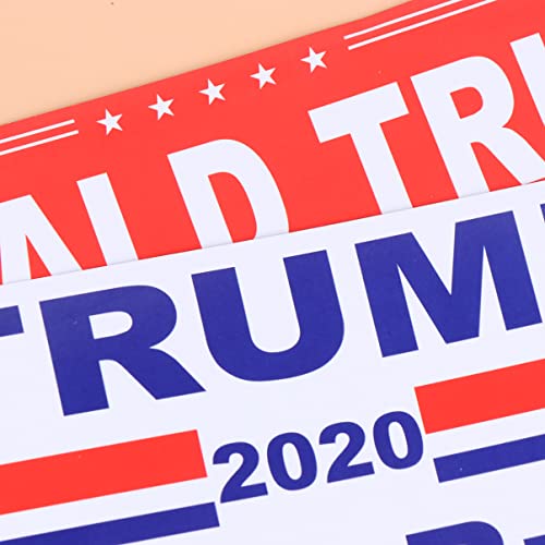 Amosfun 40pcs Donald Trump Autó Matrica Amerikai Donald Trump 2020 Semmi Kamu Vízálló Matrica Címke Lökhárító Motorcsónak