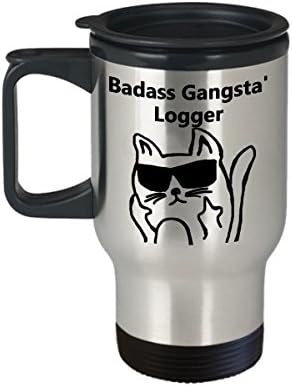 Kemény Gangsta' Logger Kávés Bögre