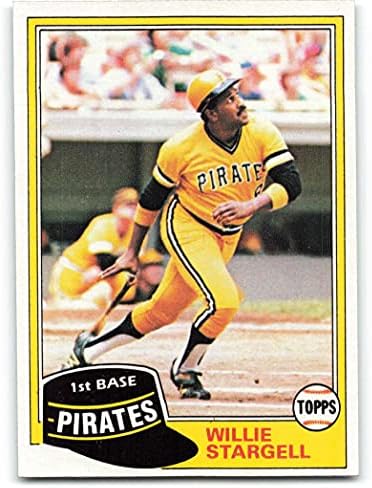 1981 Topps Baseball 380 Willie Stargeltől Pittsburgh Pirates MLB Hivatalos Kártyára a Nyers (EX vagy Jobb) Feltétel