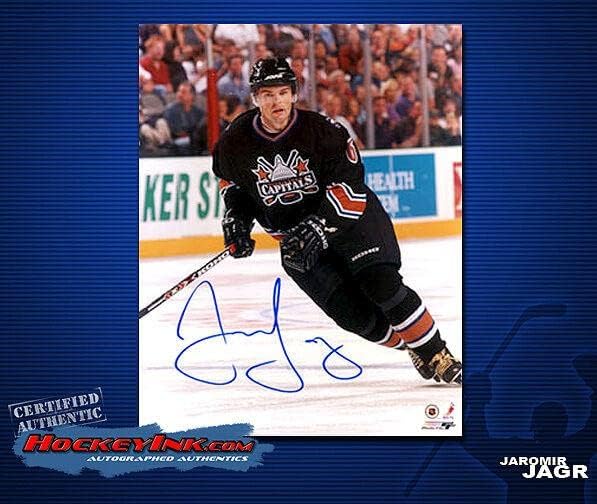 Jaromir Jagr DEDIKÁLT Washington Capitals 8 x 10 - Fotó 70151 - Dedikált NHL-Fotók