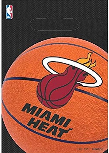 Miami Heat Zsákmány Táskák | 9 1/8 × 6 1/2 | 8 Db.