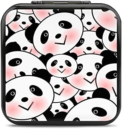 Cuki Panda Arcát Minta Játék Kártya Esetében Kapcsoló Szabott Minta Kapcsoló Lite Hordozható Tároló Doboz 24 Játék Kártya