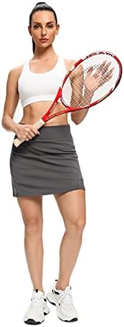AINIC Rakott Tenisz Szoknya a Nők Zsebbel, Nadrág Sportos Golf Skorts Raktár Futó Edzés, Sport Szoknya
