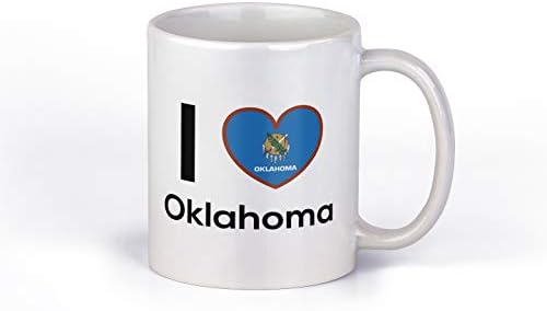 Imádom Oklahoma Bögre | Állami Büszkeség Kupa | Remek Ajándék Ötlet | 11 Uncia Bögre | CM1157