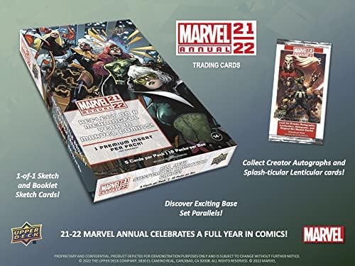2022 Felső Szint Marvel Éves Hobbi 16-Box Ügyben