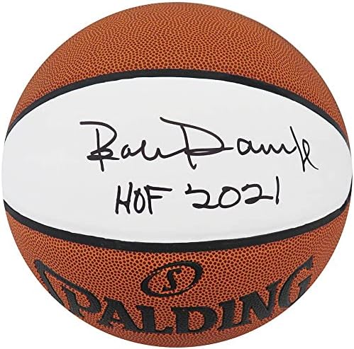 Bob Dandridge Aláírt Spalding Fehér Panel Kosárlabda w/HOF 2021 - Dedikált Kosárlabda