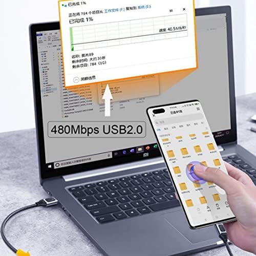 chenyang CY USB-C-USB-C Kábel,USB C Típusú 140W/100W PD 5A Gyors Töltés USB 2.0 Verzió adatkábel E-Jelölő 2.0 M