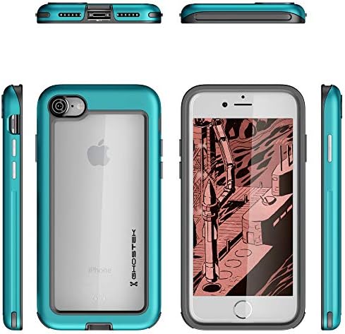 Ghostek Atomi Vékony iPhone-t 7, iPhone 8, iPhone SE 2020 Esetben a Tér Fém Lökhárító, nagy teherbírású Védelem Vezeték nélküli