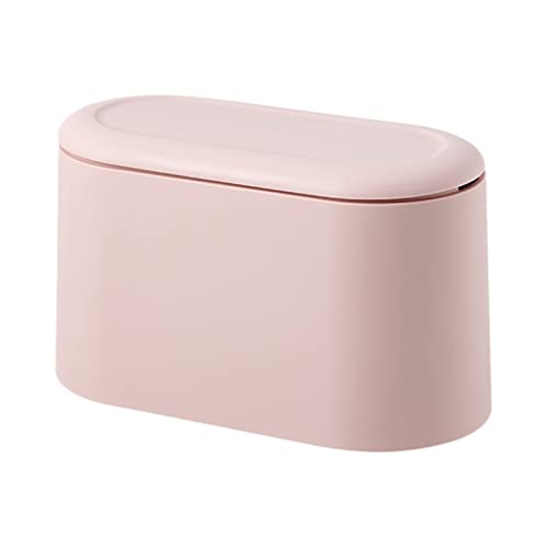 SKIMT Kuka Fürdőszoba Egyszerű Mini Asztali Szemetes, Push-Nyitott Fedél Típus Dupla Rétegű, Szemetes, Háztartási Hálószoba
