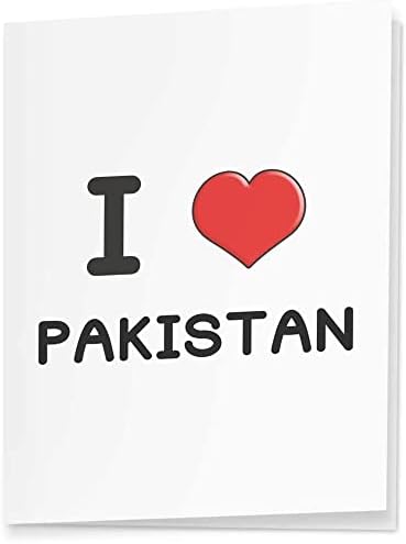 Azeeda 4 x 'Szeretem Pakisztán' Ajándék Kategória/Címkék (GI00061861)