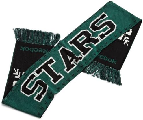NHL-Férfi Játék Nap Csapat Sál (Dallas Stars, Egy kaptafára), Zöld/fekete