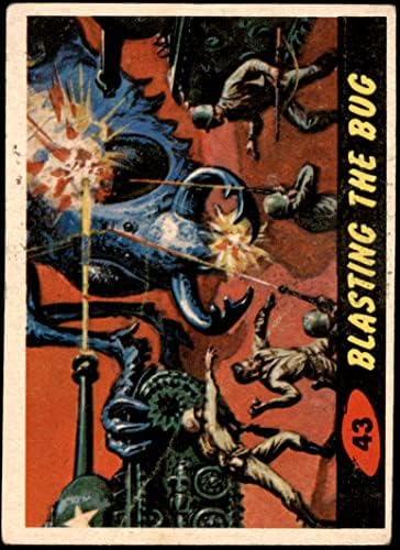 1962-ben a Mars Támadások 43 Robbantási a Bug (Kártya) JÓ