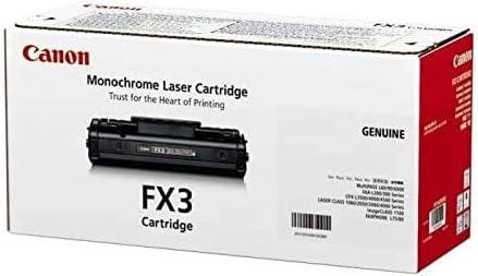 Canon FX3 1557A002BA LaserClass 2050P 2060 2060P 300 Toner Patron (Fekete) a Kiskereskedelmi Csomagolás