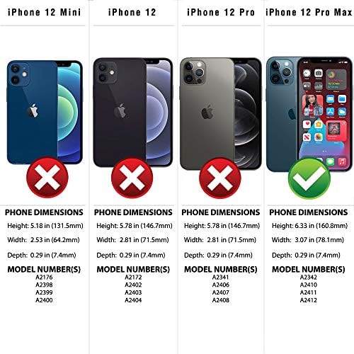 SafeSleeve EMF Védelem Anti Sugárzás iPhone Esetében: iPhone 12 Pro Max RFID Kártya Tartóját Blokkolja a Mobiltárca Sejt,