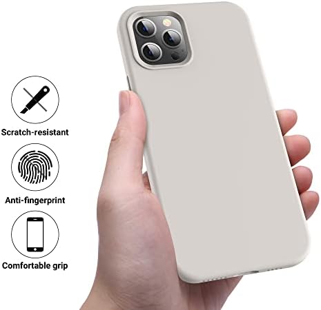 OTOFLY Kompatibilis az iPhone 12 Pro Max Esetben 6.7 inch(2020),[Selymes, Puha tapintású Sorozat] Premium Soft Folyékony