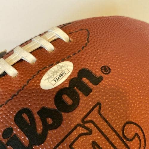 Tom Landy Aláírt Dedikált Wilson NFL Labdarúgó-SZÖVETSÉG COA - Dedikált Focilabda