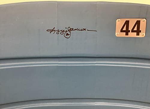 Reggie Jackson Aláírt Baseball Háttámlán 44 NY Yankees Stadionban Autogramot HOF SZÖVETSÉG - Dedikált Baseball