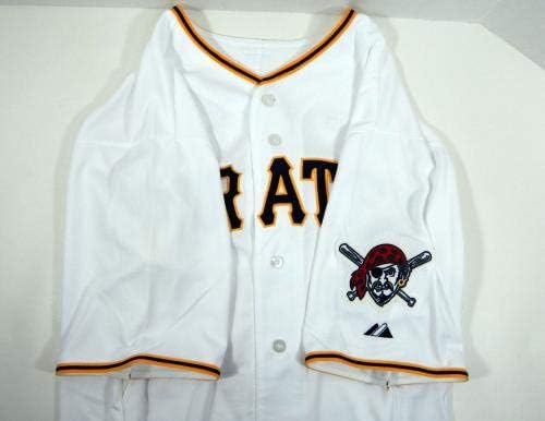 2015 Pittsburgh Pirates Justin Eladók 51 Játék Kiadott Fehér Jersey PITT33143 - Játék Használt MLB Mezek