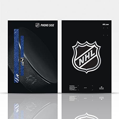 Fejét az Esetben Minták Hivatalosan Engedélyezett NHL Korong Textúra Tampa Bay Lightning-bőrkötésű Könyv Tárca burkolata