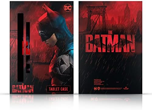 Fejét az Esetben Minták Hivatalosan Engedélyezett A Batman Fekete-Fehér Neo-Noir Grafika Bőr Könyv Tárca burkolata Kompatibilis