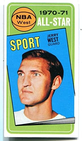 Jerry West 1970-71 NBA Nyugati Kártya 107 - Aláíratlan Kosárlabda Kártyák