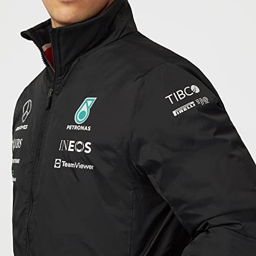 A Mercedes AMG Petronas Formula One Team - Hivatalos Forma-1-Áru - 2022 Csapat Könnyű Bélelt Kabát