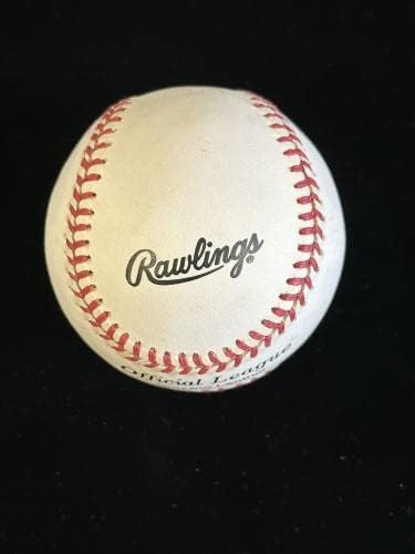 Bob Hamelin ROY 94 KC Uralkodók ALÁÍRT Rawlings Hivatalos League Baseball w/hologram - Dedikált Baseball
