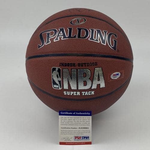 Dedikált/Aláírt Anthony Davis Los Angeles Lakers FS Kosárlabda PSA/DNS-COA - Dedikált Kosárlabda