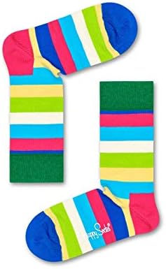 Boldog Zoknik 4 Csomag Nagy Dot Ajándék Szett, színes, szórakoztató, Zokni a Férfiak, mind a Nők, Kék-Narancs-Rózsaszín-Zöld-Sárga