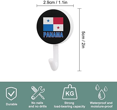 A büszkeség, a Panama - Panamai Zászló 10 Db Műanyag Kampó Aranyos Fal Horgok Kulcs Kampó Haza Konyha Dekor Ajtó