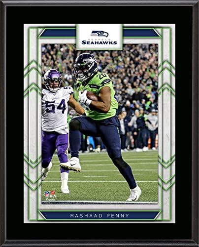 Rashaad Penny Seattle Seahawks 10.5 X 13 Szublimált Játékos Emléktábla - NFL Játékos Plakkok, valamint Kollázsok
