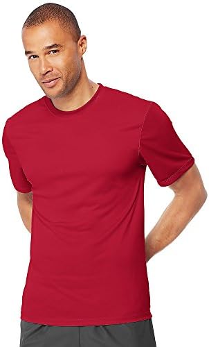 Hanes Király DRI TAGLESS Férfi T-Shirt_Deep Red_L
