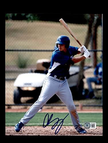 Corey Seager BAS Beckett Aláírt 8x10 Fotó Autogramot Dodgers